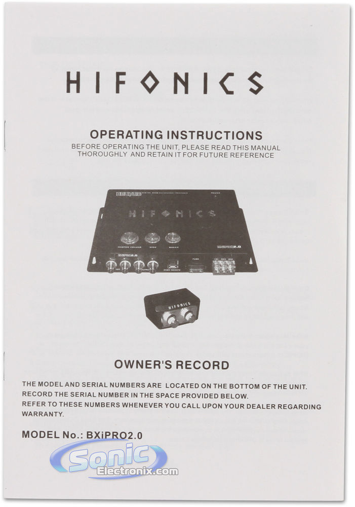 Hifonics BXiPRO2.0 OPEN BOX COMPLETE Image 14