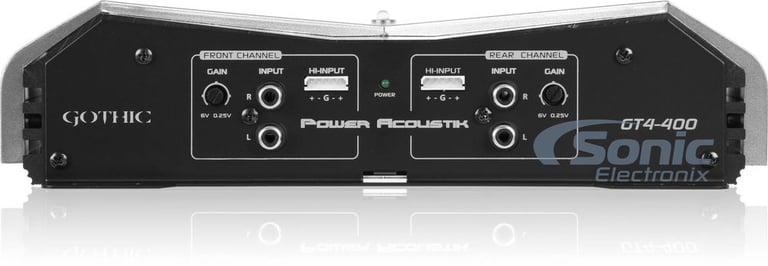 Power Acoustik GT4-400 OPEN BOX COMPLETE Image 7