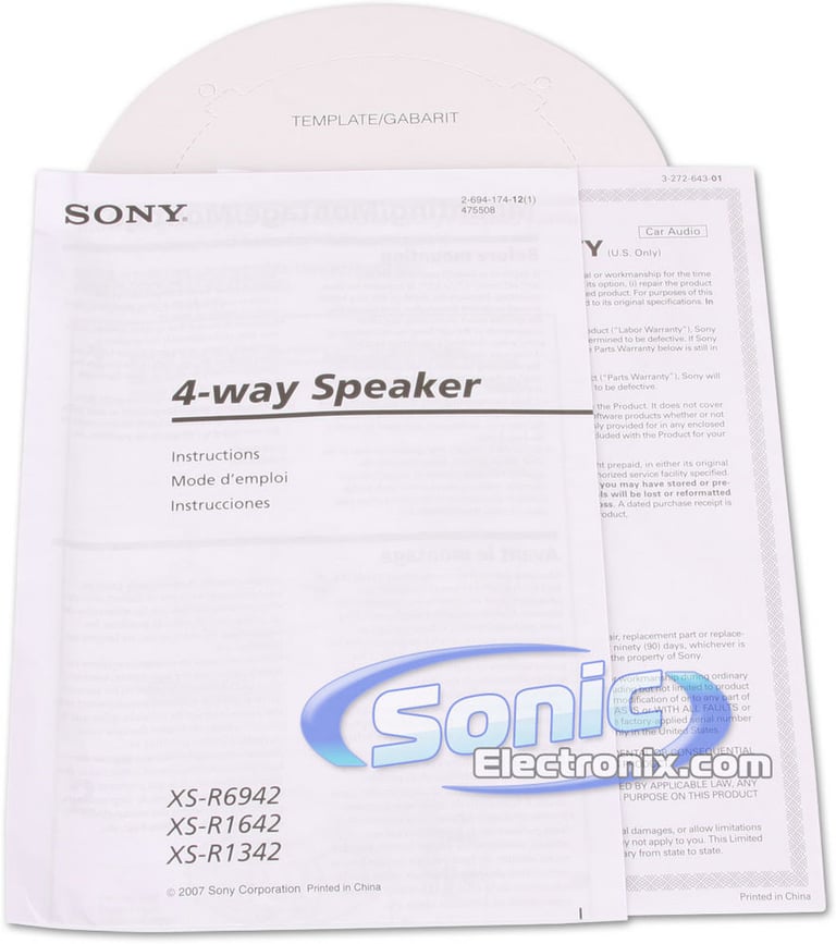 Sony XS-R1342 Image 7