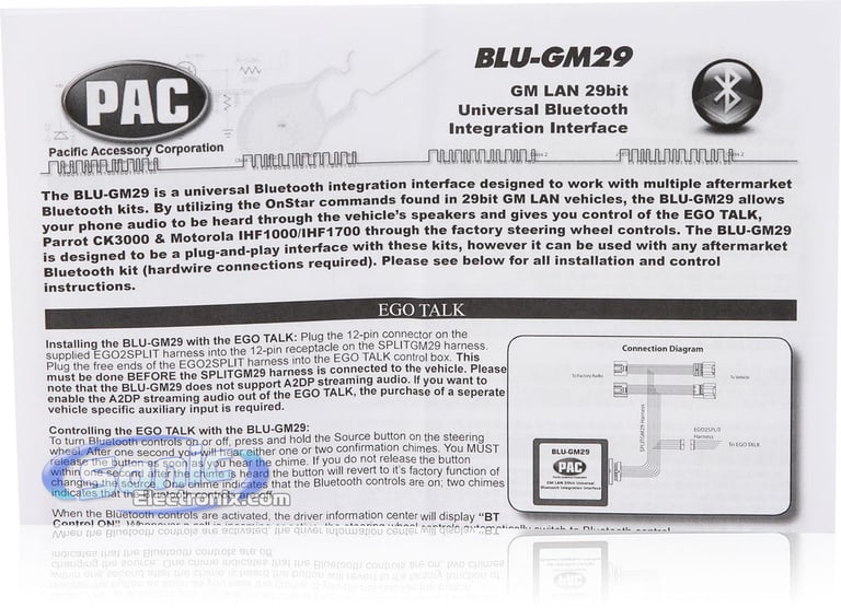 PAC BLU-GM29-LN Like New, Complete Image 21