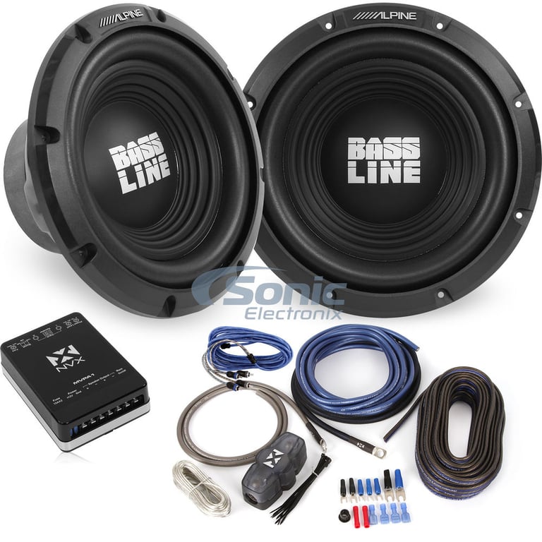 Alpine + NVX Ultra Compact Bass Bundle Image 1