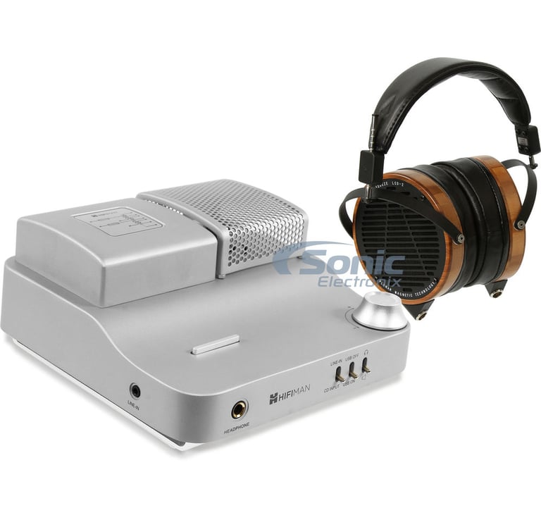 Audeze LCD-2 Bamboo / Leather (LCD2-B-L-TC) + HIFIMAN EF-100 Image 1