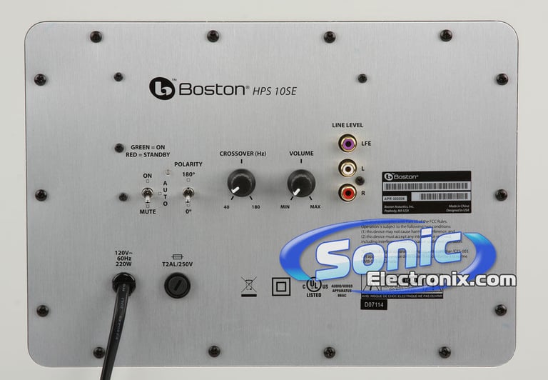 Boston Acoustics Horizon HPS 10HO (Mist/White) Image 4