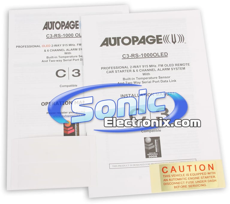 AutoPage C3 RS1000 OLED (C3 RS-1000 OLED) Image 7