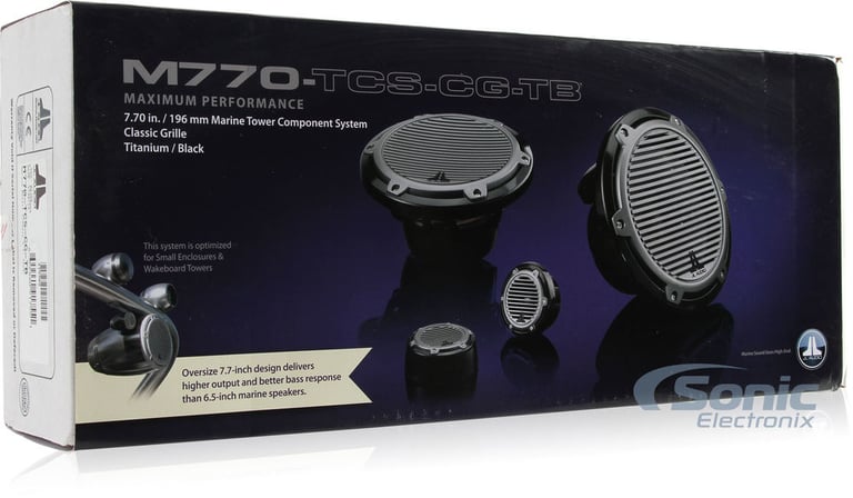 JL Audio M770-TCS-CG-TB - Titanium/Black with Classic Grilles Image 11