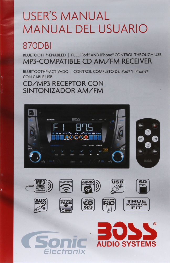 Boss 870DBI OPEN BOX COMPLETE Image 5