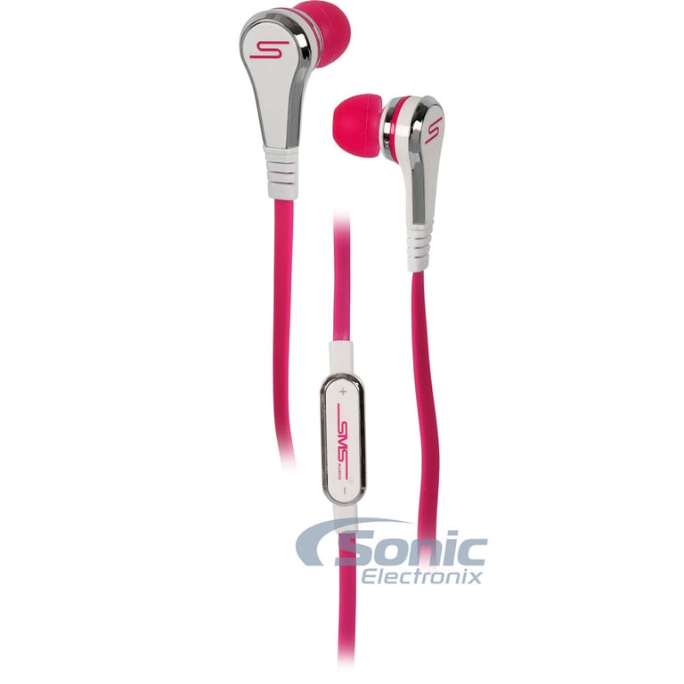 SMS Audio STREET by 50 Cent Wired Earbuds - Pink Image 1