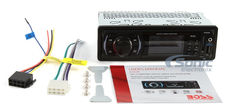 Boss 612UA Digital Media Car Stereo Image 9