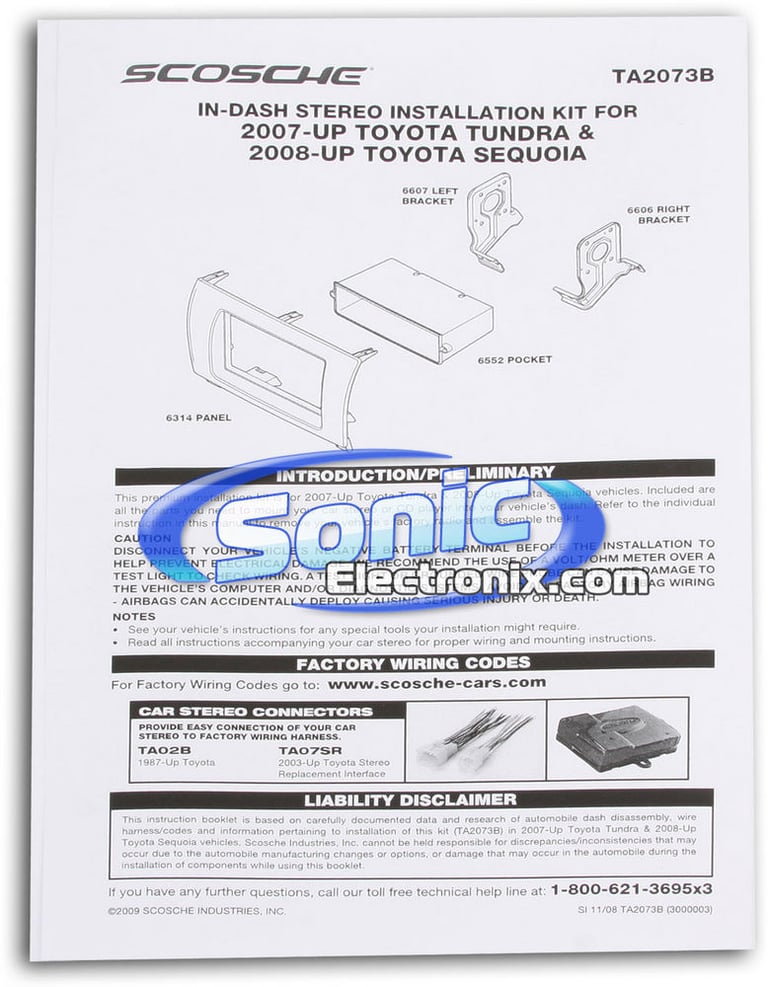 Scosche TA2073B Open Box Complete Image 2