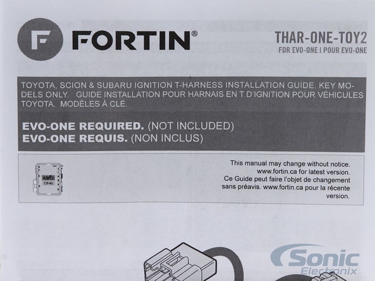 T-Harness for Select 1995 - 2015 Toyota/Scion Vehicles (Fortin THAR-ONE-TOY2) Image 2