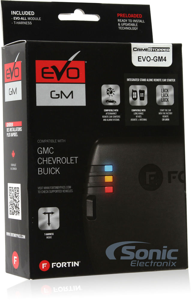 Remote Start System For 2007-up Cadillac, Chevrolet and GMC (Fortin EVO-GMT4) Image 5
