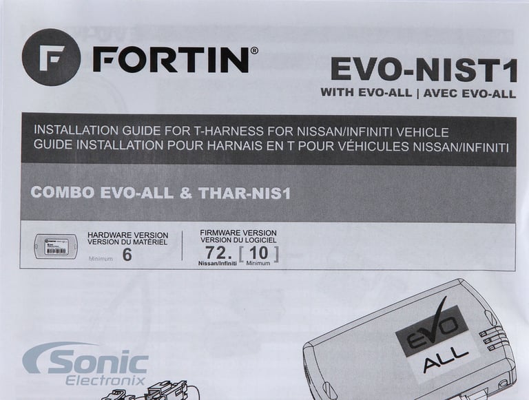 Remote Start System For 2007-up Nissan and Infiniti (Fortin EVO-NIST1) Image 4