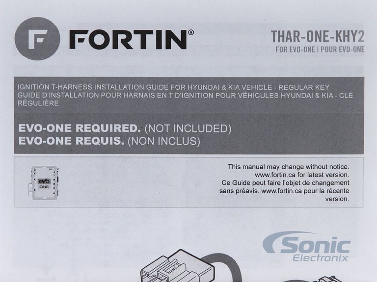 T-Harness for Select 2010 - 2016 Hyundai/Kia Vehicles (Fortin THAR-ONE-KHY2) Image 2