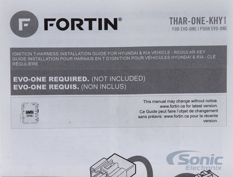 1999-2014 Hyundai/Kia Remote Start System (Fortin EVO-ONE + THAR-ONE-KHY1) Image 9