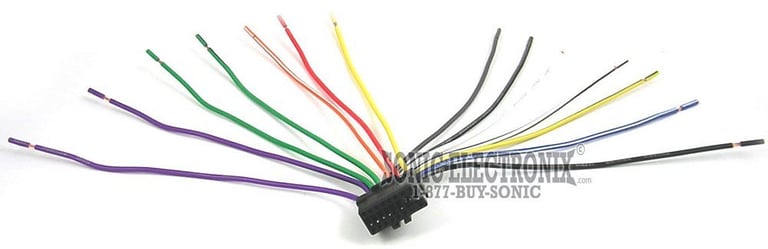 Pioneer Premier 16 PIN Head Unit Replacement Wiring Harness Image 1