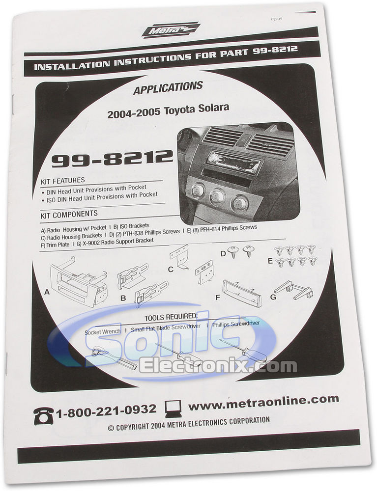 Metra 99-8212 Dash Kit Image 2