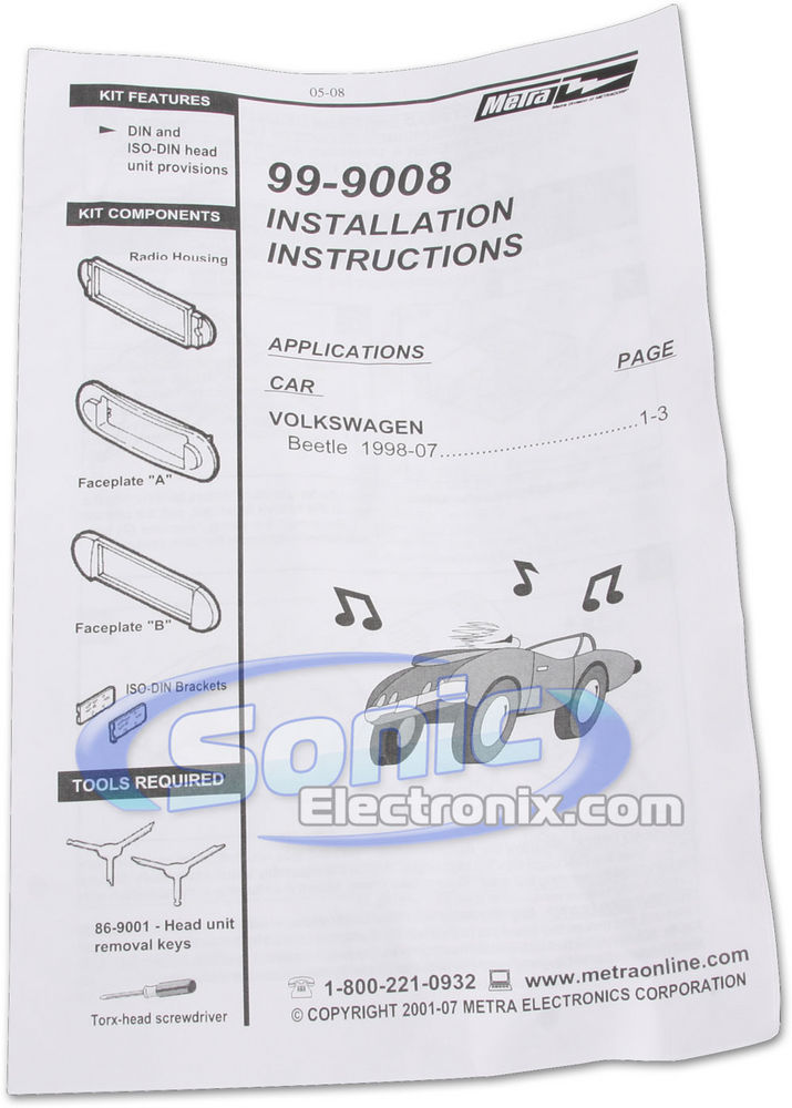 Metra 99-9008 Dash Kit Image 2