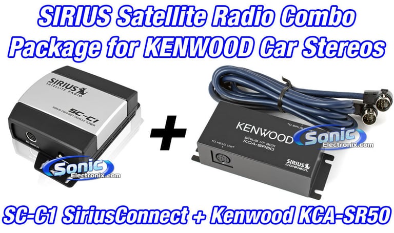 Kenwood KCA-SR50 + SIRIUS SC-C1 Image 1