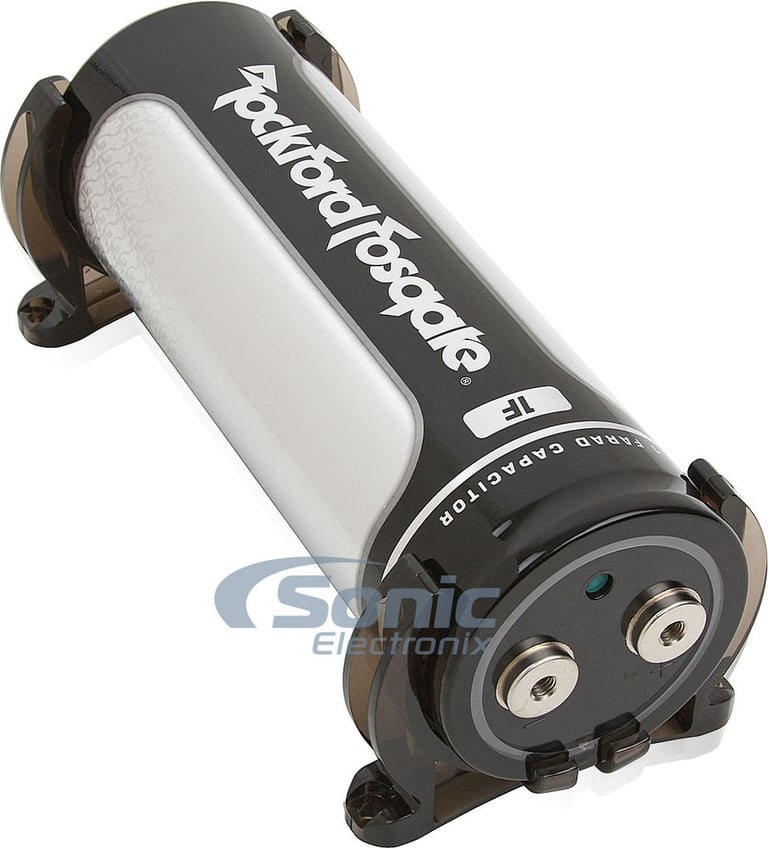 Rockford Fosgate RFC1 1 Farad Capacitor Open Box, Very Good Condition Used Image 1