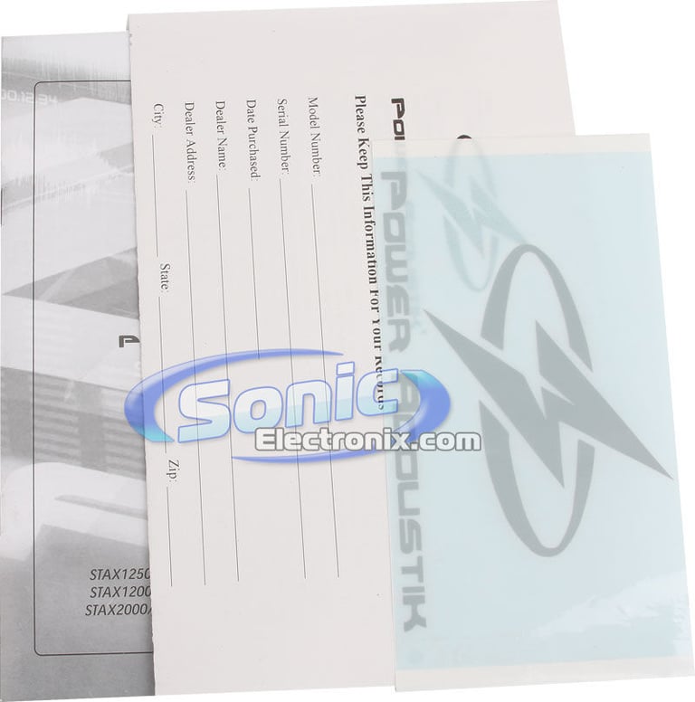 Power Acoustik STAX 1800/2 (STAX1800/2) Image 9