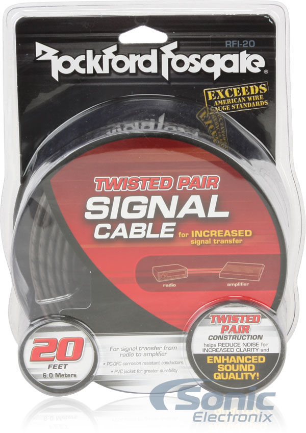 Rockford Fosgate 2-Channel RCA RFI-20 Image 2