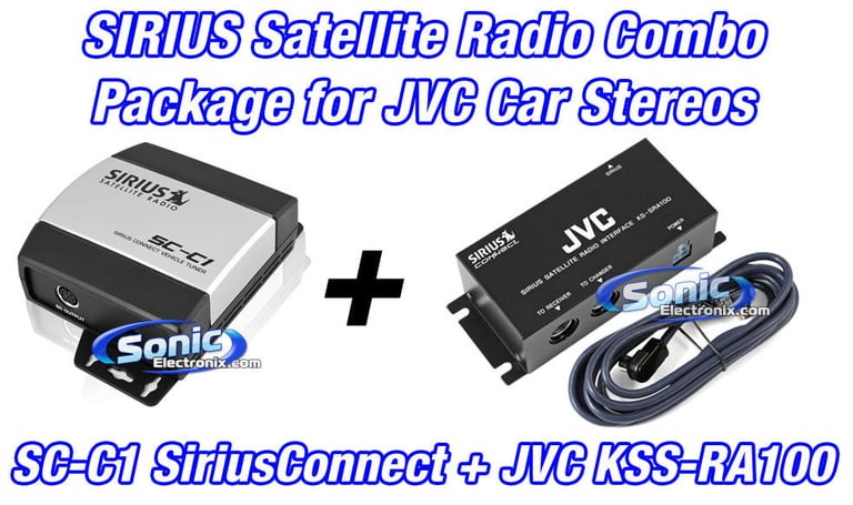 JVC KSS-RA100 + SIRIUS SC-C1 Image 1