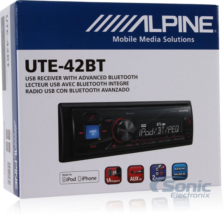 Alpine UTE-42BT Image 9