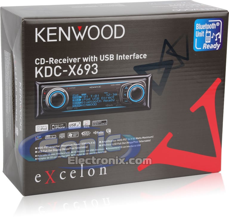 Kenwood eXcelon KDC-X693 Image 9