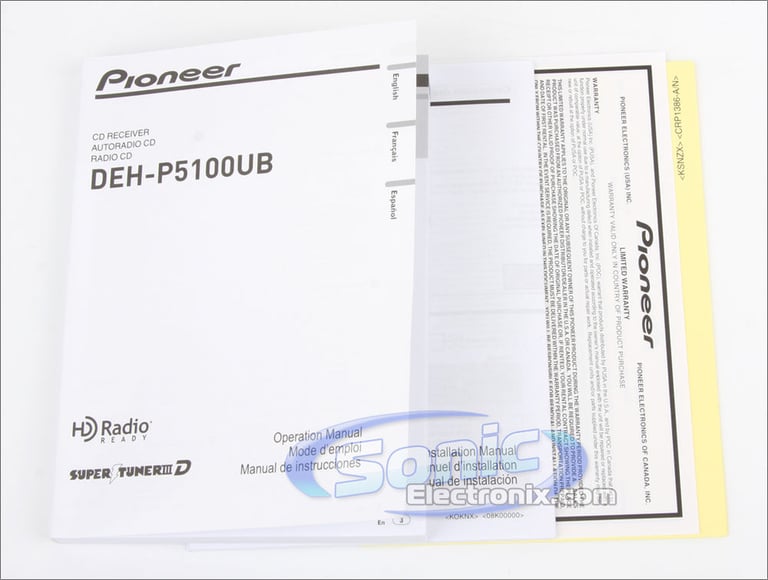Pioneer DEH-P5100UB Image 8