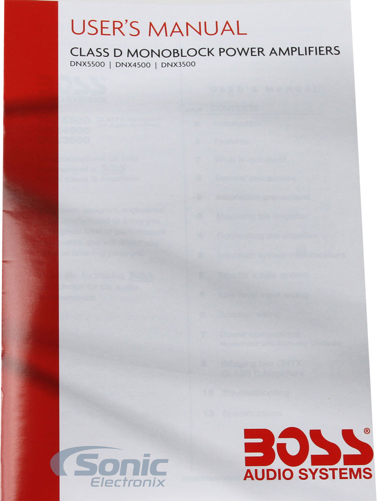 Boss DNX3500 Image 6