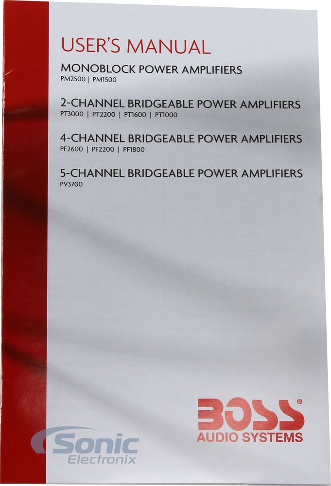 Boss PV3700 Image 7