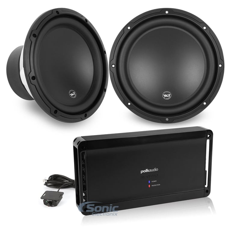 Two JL Audio 10W3v3-4 + Polk Audio PA D1000.1 Image 1