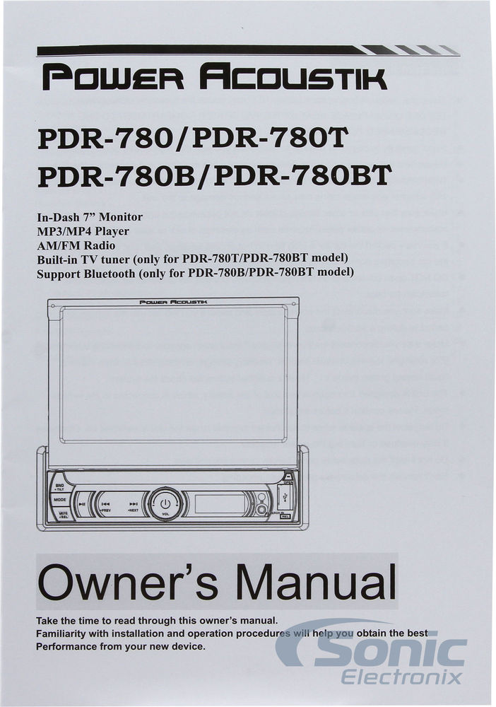 Power Acoustik PDR-780B Image 11