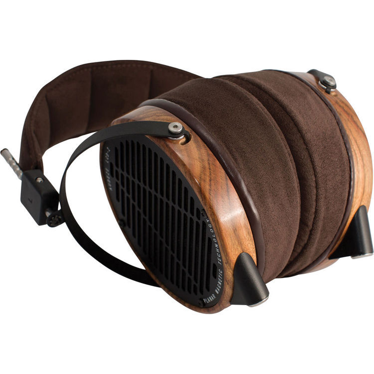 Audeze LCD-2 Rosewood / Leather-Free Microsuede (LCD2-LF-RW-TC) Like New Complete Image 4
