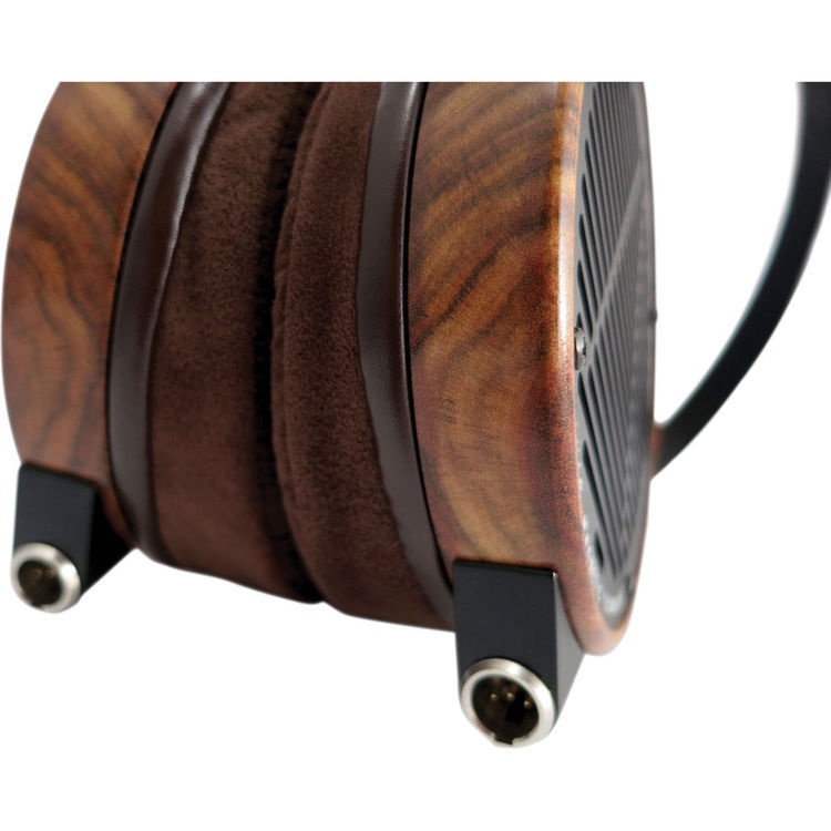 Audeze LCD-2 Rosewood / Leather-Free Microsuede (LCD2-LF-RW-TC) Like New Complete Image 6