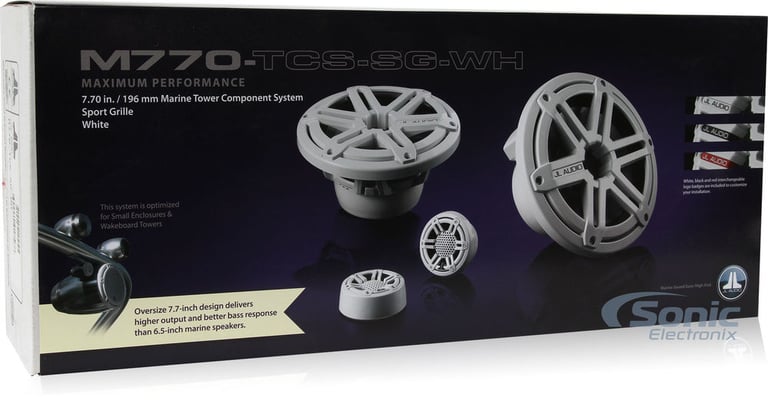 JL Audio M770-TCS-SG-WH - White with Sport Grilles Image 11