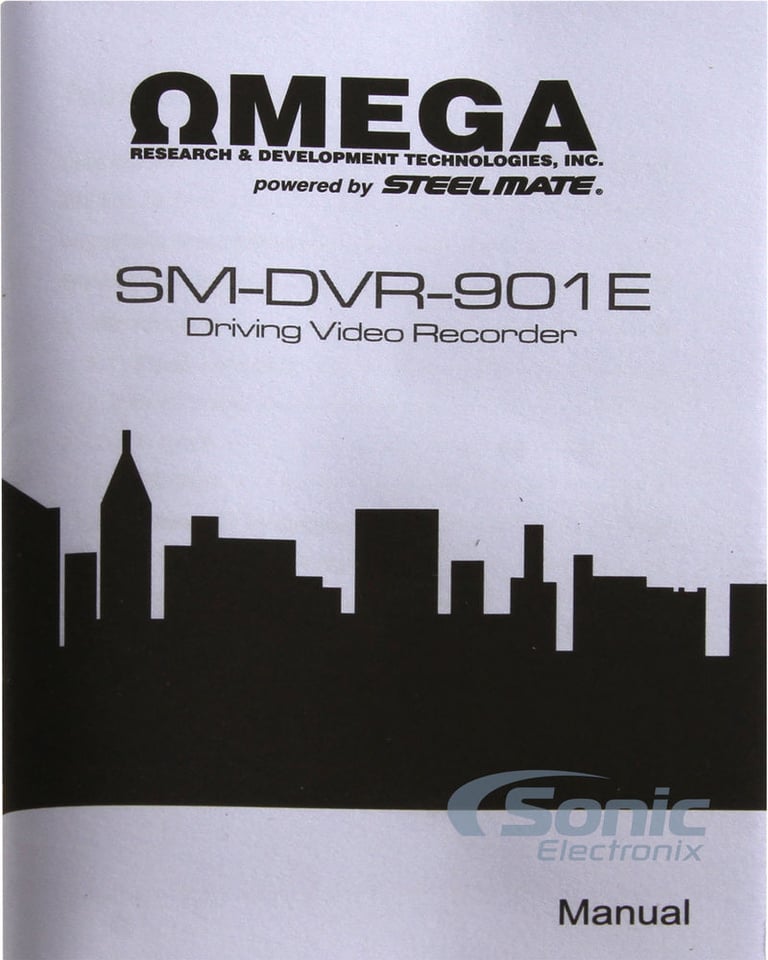 Omega SM-DVR-901E DVR Dash Cam Image 13