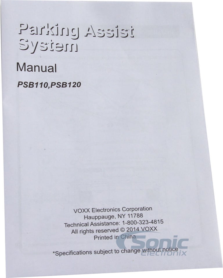 Audiovox PSB110 Image 7