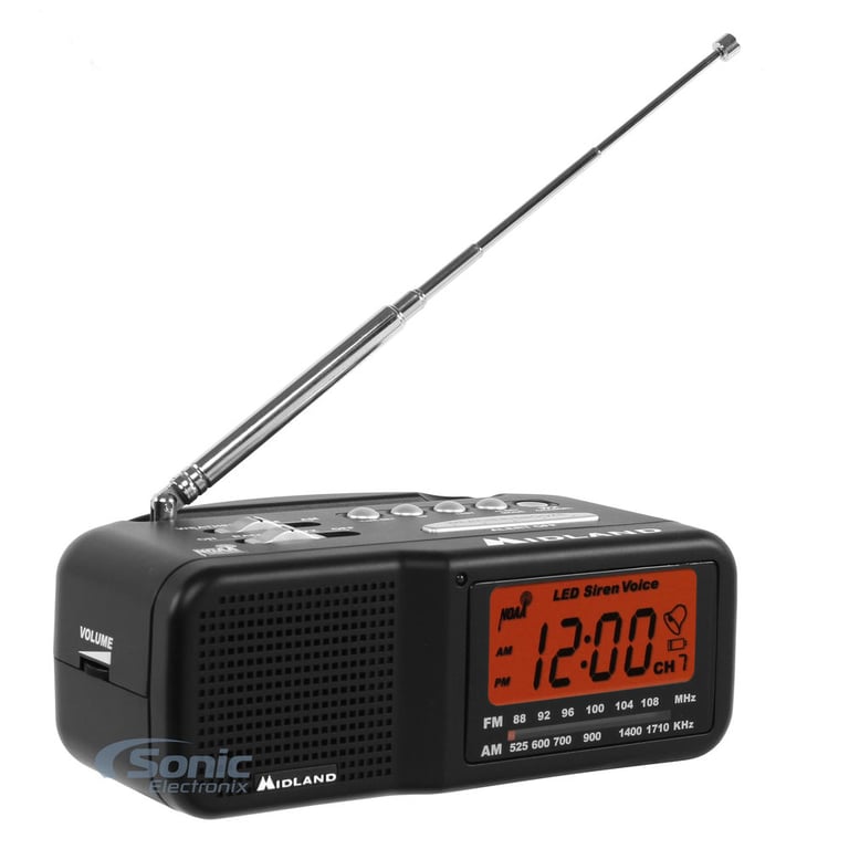 Midland WR11 AM/FM Alarm Clock Emergency Weather Alert Radio Image 1