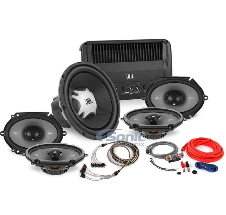 JBL 5-Channel Amplified System with 6x8" Speakers, 12" Subwoofer, and Amplifier Image 1