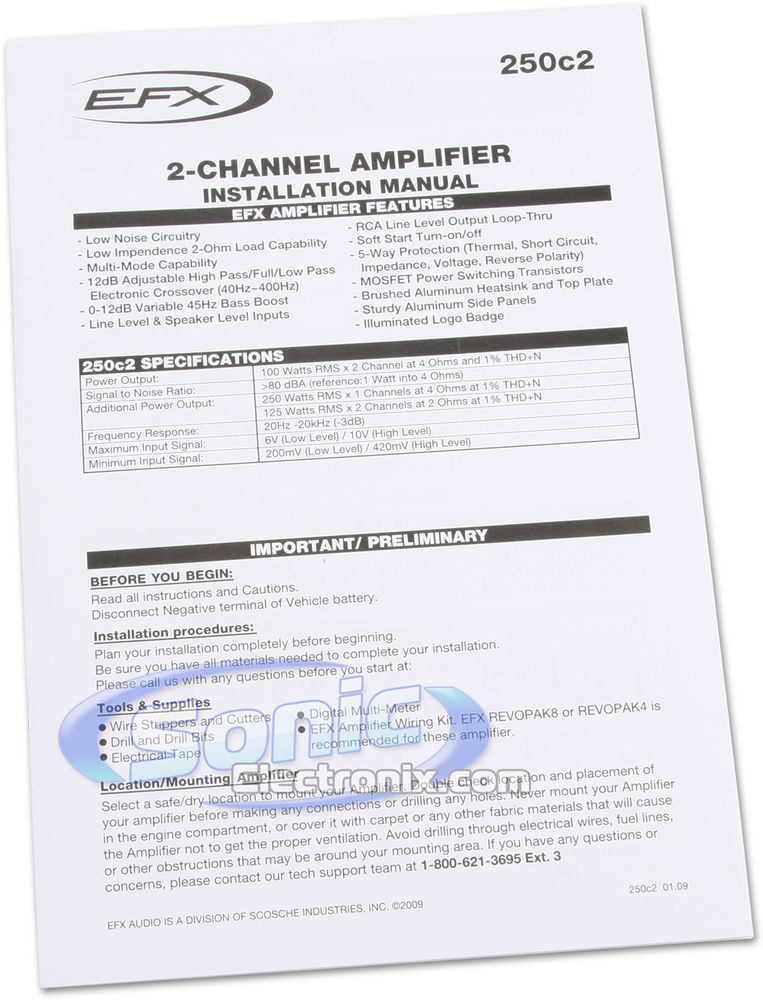 EFX 250C2 by Scosche Image 6