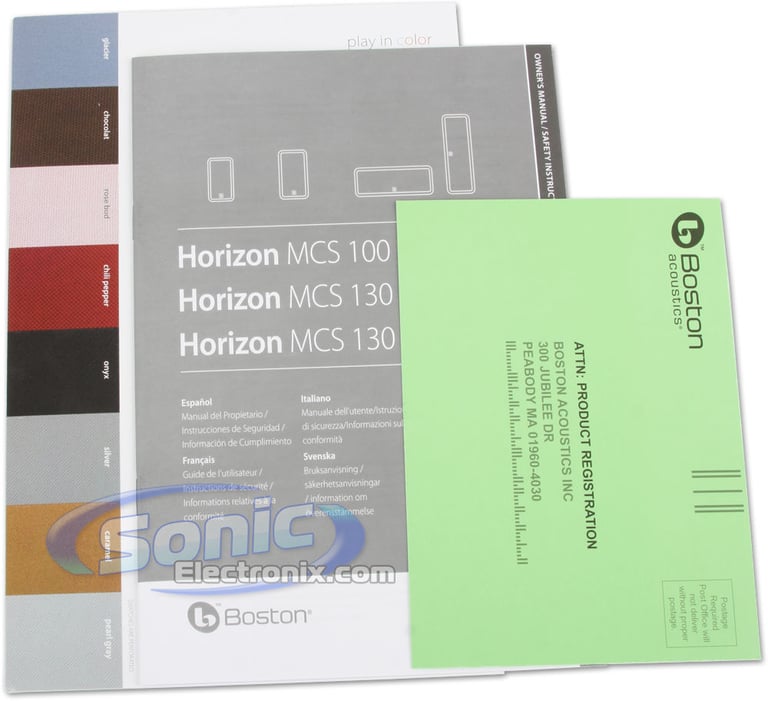 Boston Acoustics MCS130 LCR (Sold Individually) Image 4