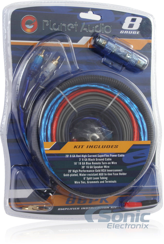 Planet Audio 8GPK 8 Gauge Amplifier Wiring Kit Image 11