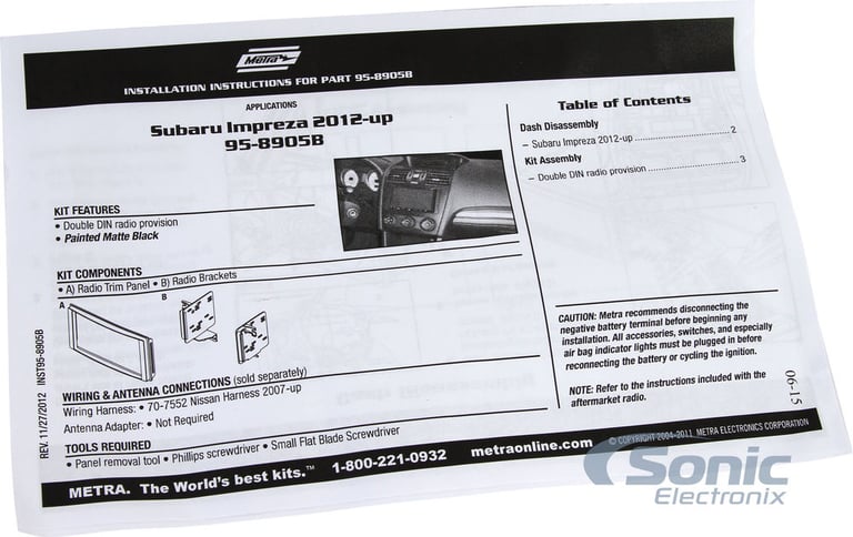 Metra 95-8905B Dash Kit Image 4