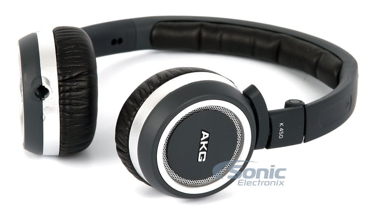 AKG K450BLU - Navy Blue + Sonic Electronix Bonus Pack 3 Image 6
