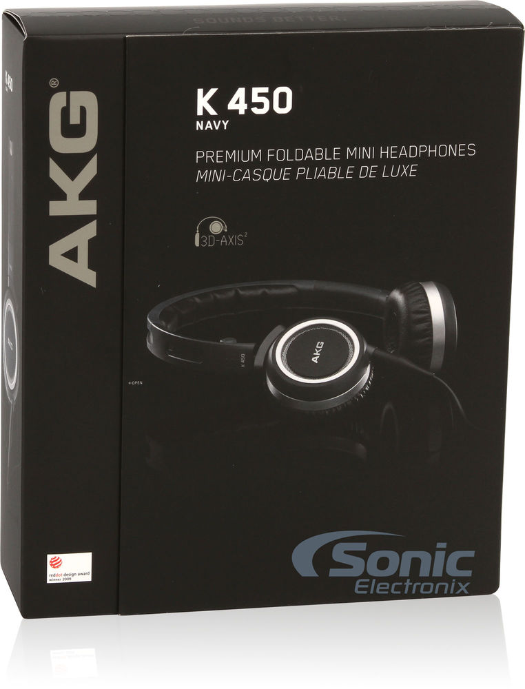 AKG K450BLU - Navy Blue + Sonic Electronix Bonus Pack 3 Image 11