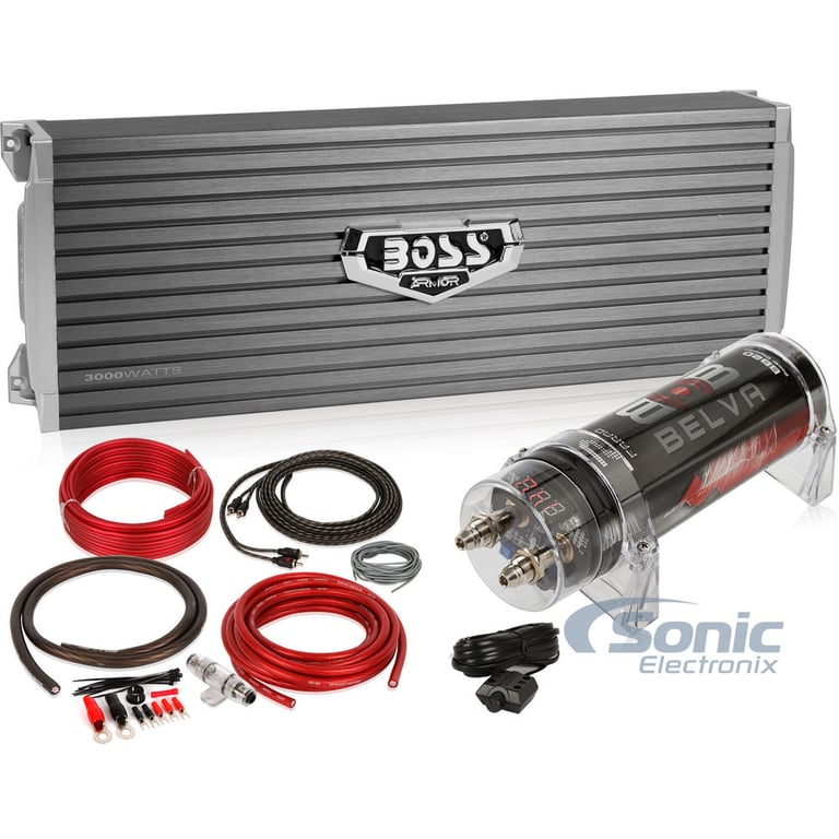 3000W Max Belva + Boss Amplifier Power Package Image 1