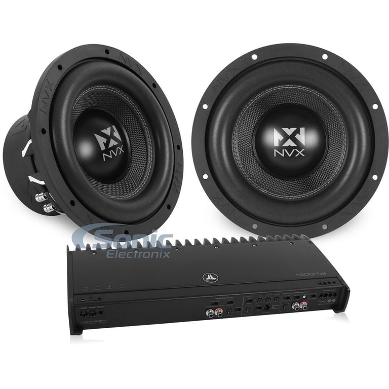 JL Audio Class D Amplifier + Two FREE NVX 10" VC-Series Subwoofers Image 1