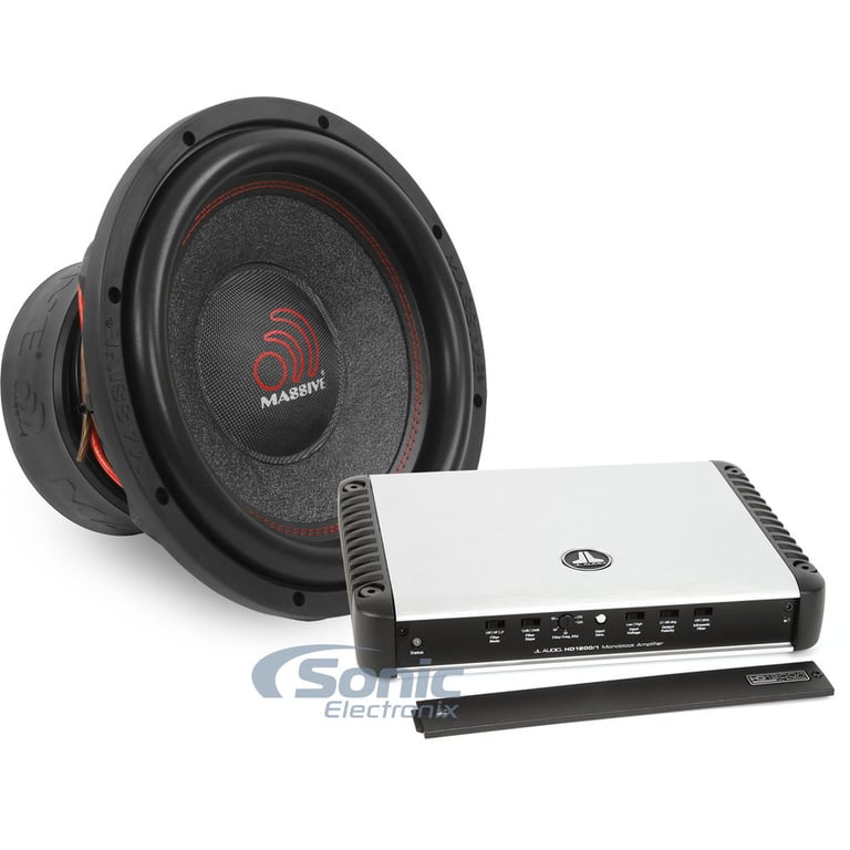 JL Audio Class D HD Series Amplifier + FREE Massive Audio 12" Summo Subwoofer Image 1