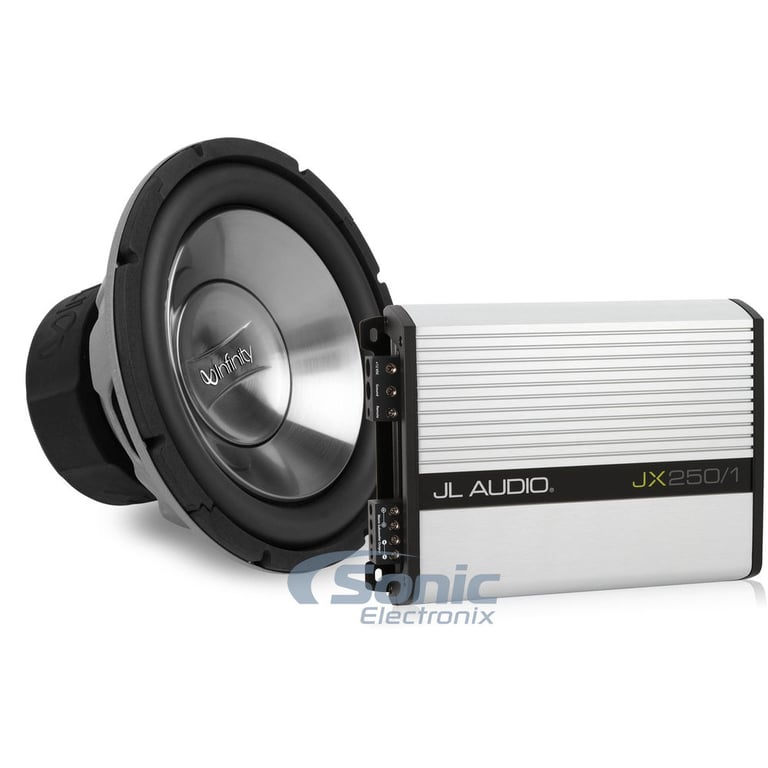 JL Audio Monoblock Amplifier + FREE Infinity 10" Reference Series Subwoofer Image 1
